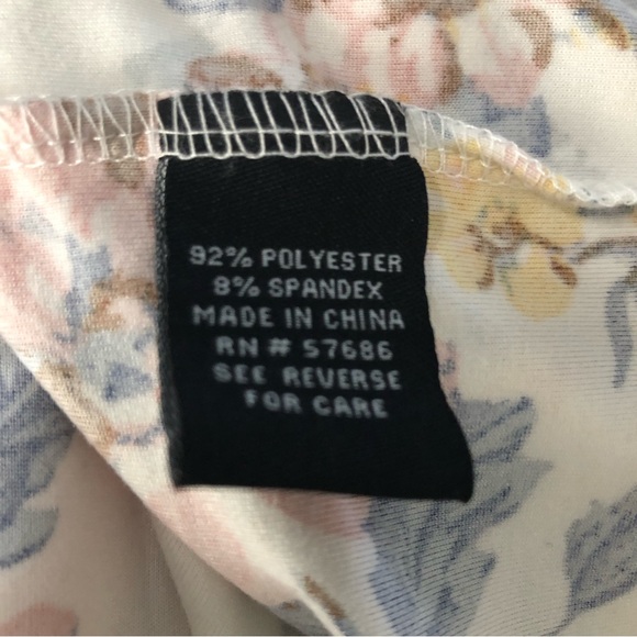 NWOT- New Look Floral hight neckline Midi dress SZ M - Picture 4 of 12